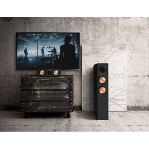Klipsch R 50 C Чёрный цвет, Акустическая система центрального канала. НЧ/СЧ 2 х 133мм, ВЧ 1 x 25мм